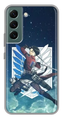 Чехол с печатью "Аккерман Леви" для Samsung Galaxy S22