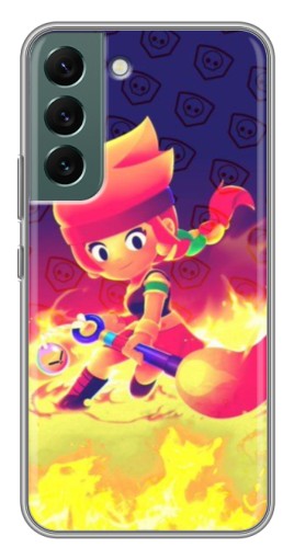 Чехол с принтом "Амбер в огне" для Samsung Galaxy S22
