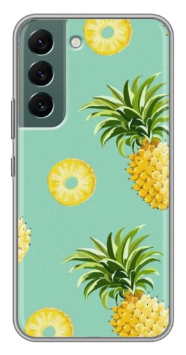 Чехол с картинкой "Ананасик" для Samsung Galaxy S22