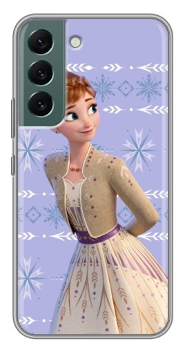 Силиконовый чехол с изображением "Анна" для Samsung Galaxy S22