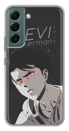 Чехол с печатью "АОТ Леви" для Samsung Galaxy S22
