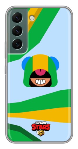 Силиконовый чехол с изображением "Арт Леон" для Samsung Galaxy S22