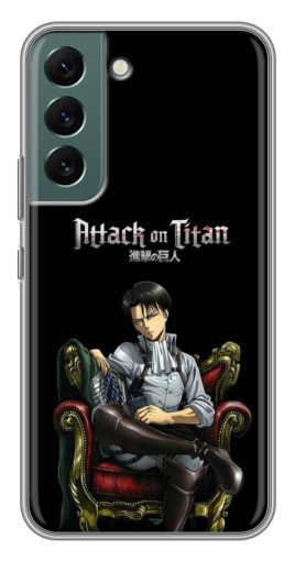 Чехол с принтом "Атака на Титанов" для Samsung Galaxy S22