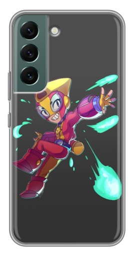 Чехол с картинкой "Боец MAX" для Samsung Galaxy S22