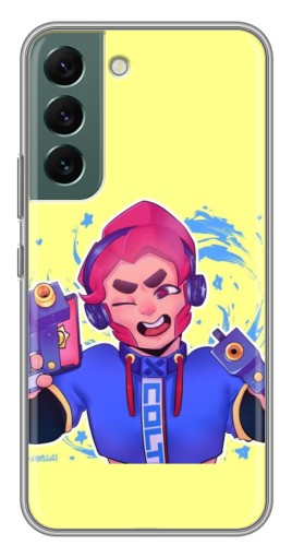 Силиконовый чехол с изображением "Colt Anime" для Samsung Galaxy S22