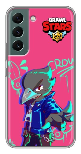 Силиконовый чехол с изображением "Crow Asassin" для Samsung Galaxy S22