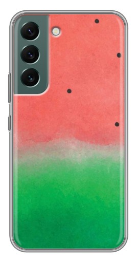 Силиконовый чехол с изображением "Дизайн арбуза" для Samsung Galaxy S22