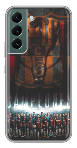 Чехол с печатью "FCB Campeones" для Samsung Galaxy S22