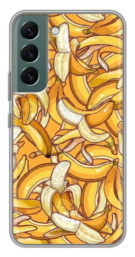 Чехол с принтом "Фон бананов" для Samsung Galaxy S22
