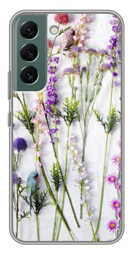 Чехол с принтом "Фон полевых цветов" для Samsung Galaxy S22