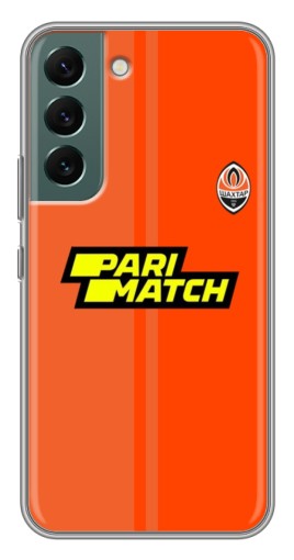 Чехол с картинкой "Форма ФК Шахтер" для Samsung Galaxy S22