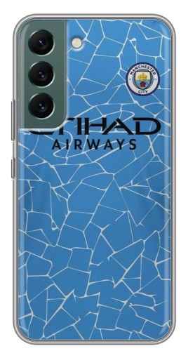 Чехол с печатью "Форма Манчестер Сити" для Samsung Galaxy S22