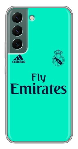 Чехол с картинкой "Форма Реала" для Samsung Galaxy S22