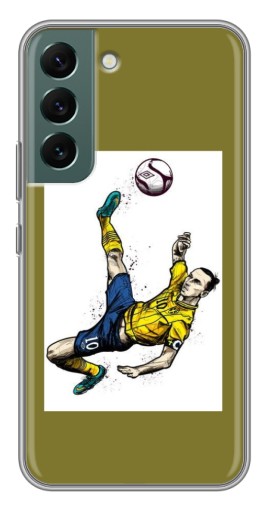 Силиконовый чехол с изображением "Гол Ибрагимовича" для Samsung Galaxy S22