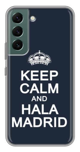 Силиконовый чехол с изображением "Hala Madrid" для Samsung Galaxy S22