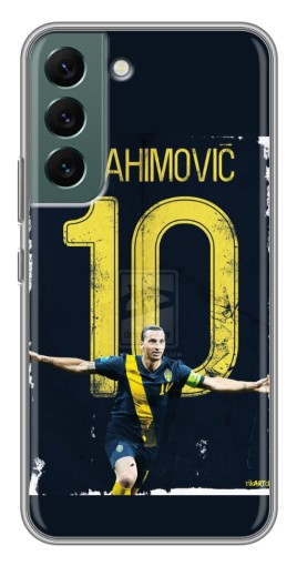 Чехол с картинкой "Ибрагимович 10" для Samsung Galaxy S22