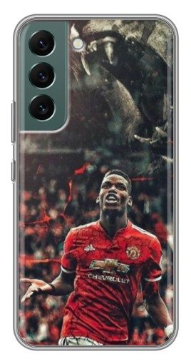 Чехол с картинкой "Хищник Погба" для Samsung Galaxy S22