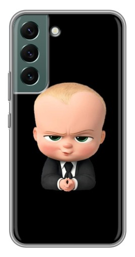 Чехол с картинкой "Хитрый Босс" для Samsung Galaxy S22