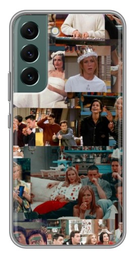 Чехол с картинкой "Коллаж Друзья " для Samsung Galaxy S22