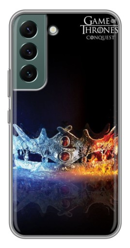 Чехол с картинкой "Корона" для Samsung Galaxy S22