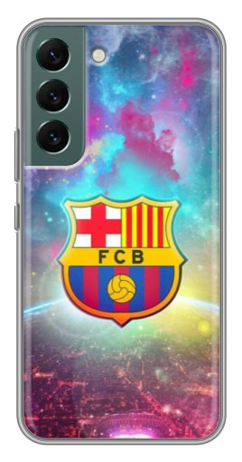 Силиконовый чехол с изображением "Космическая Бара" для Samsung Galaxy S22