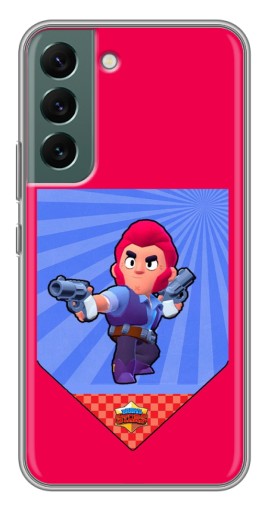 Силиконовый чехол с изображением "Ковбой Кольт" для Samsung Galaxy S22