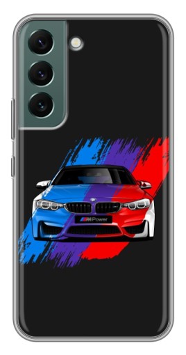 Чехол с принтом "Красочный BMW" для Samsung Galaxy S22