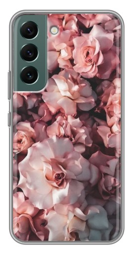 Чехол с картинкой "Куст роз" для Samsung Galaxy S22