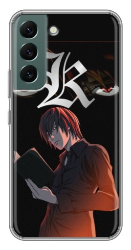 Чехол с картинкой "Лайт Ягами Death Note" для Samsung Galaxy S22