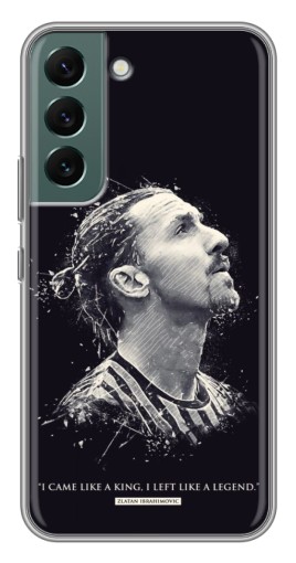 Силиконовый чехол с изображением "Легенда Ибрагимович" для Samsung Galaxy S22