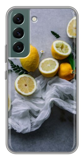 Чехол с печатью "Лимонное настроение" для Samsung Galaxy S22