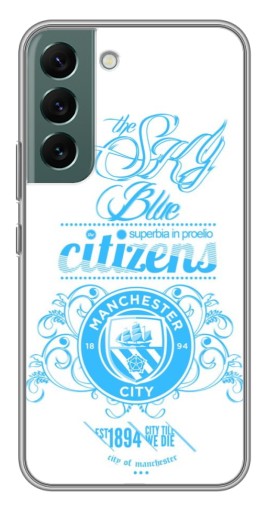 Чехол с печатью "Лого Man Sity" для Samsung Galaxy S22