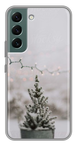 Чехол с картинкой "Маленькая елка" для Samsung Galaxy S22