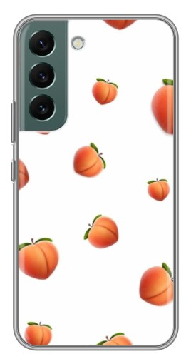 Силиконовый чехол с изображением "Маленькие персики" для Samsung Galaxy S22