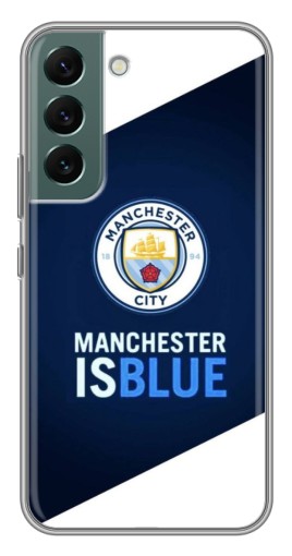 Чехол с принтом "Manchester is Blue" для Samsung Galaxy S22