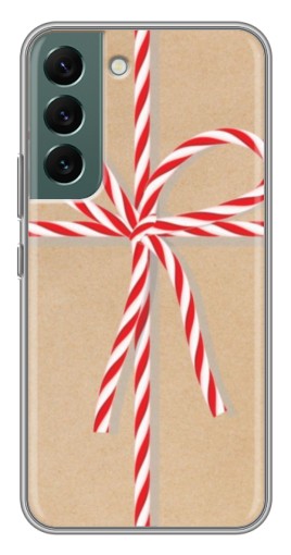 Чехол с печатью "Новогодний подарок" для Samsung Galaxy S22