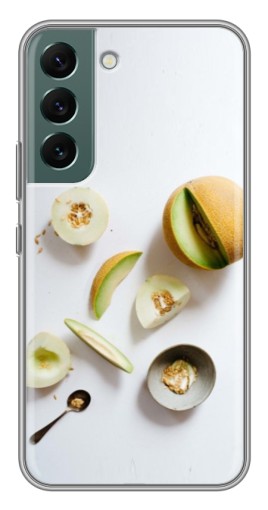 Чехол с картинкой "Обед из дынь" для Samsung Galaxy S22