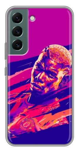 Силиконовый чехол с изображением "Погба МЮ" для Samsung Galaxy S22