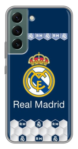 Чехол с картинкой "Реал Мадрид значок" для Samsung Galaxy S22