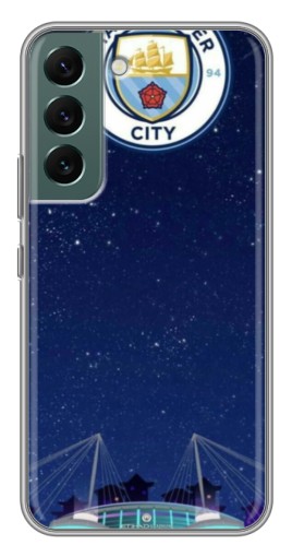 Чехол с картинкой "Стадион Ман Сити" для Samsung Galaxy S22