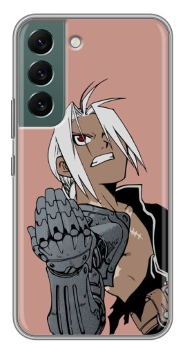 Силиконовый чехол с изображением "Стальной алхимик" для Samsung Galaxy S22