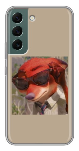 Чехол с принтом "Стильный Ник" для Samsung Galaxy S22
