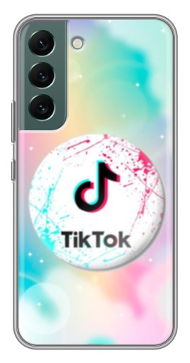 Чехол с принтом "TikTok принт" для Samsung Galaxy S22