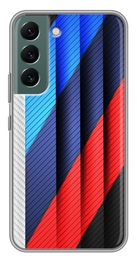 Чехол с печатью "Цвета лого БМВ" для Samsung Galaxy S22