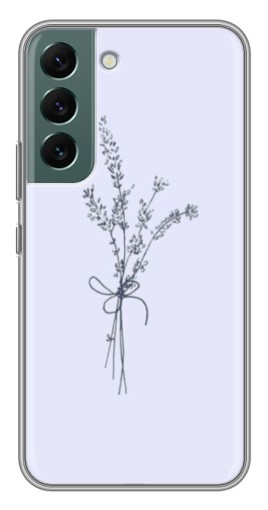 Чехол с картинкой "Веточки лаванды" для Samsung Galaxy S22