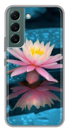 Силиконовый чехол с изображением "Водяная лилия" для Samsung Galaxy S22