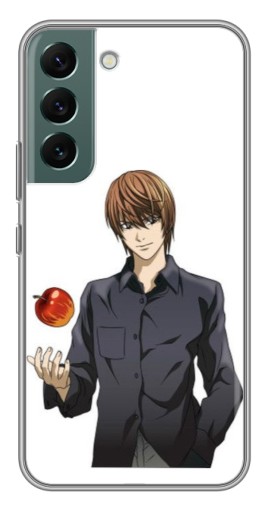 Силиконовый чехол с изображением "Ягами Лайт" для Samsung Galaxy S22
