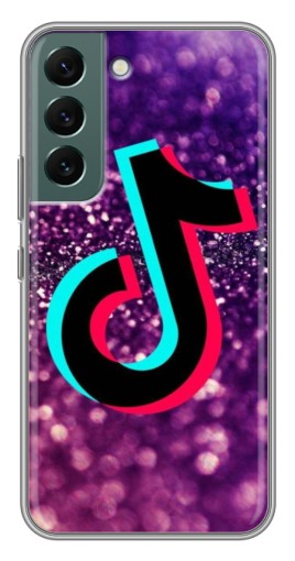Чехол с картинкой "Яркий ТикТок" для Samsung Galaxy S22