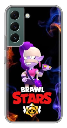 Чехол с картинкой "Емз в огне" для Samsung Galaxy S22