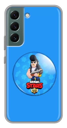 Чехол с картинкой "Значек Булла" для Samsung Galaxy S22